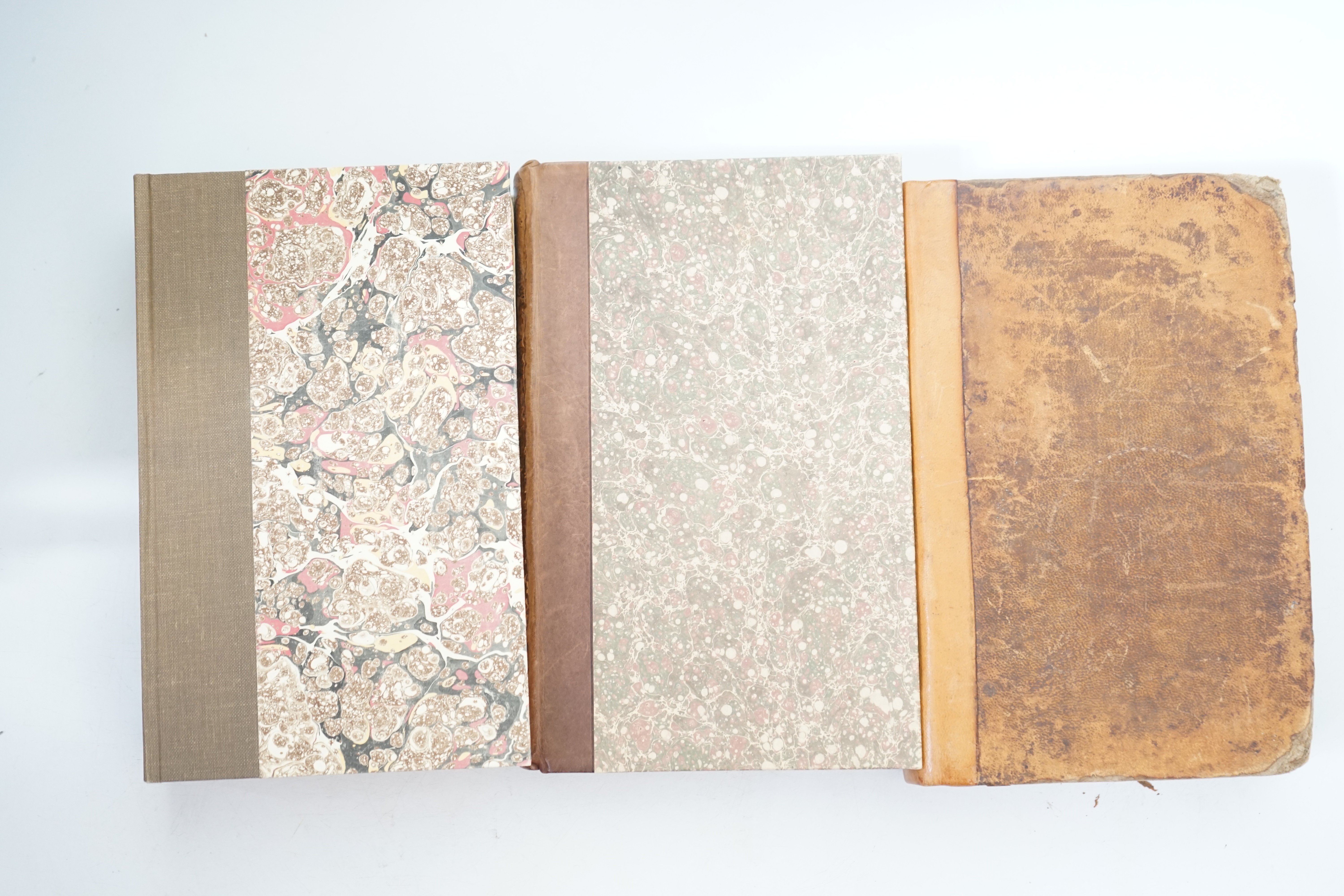 [Glasse, Hannah] The Art of Cookery made Plain and Easy. A New Edition With all the Modern Improvements, 8vo, calf rebacked, front fly inscribed - ‘‘Elizabeth Barker October 7th 1782 Her Book’’, W.Strahan et al, London,